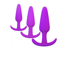 VIP Butt Plugs Trio (Purple)
